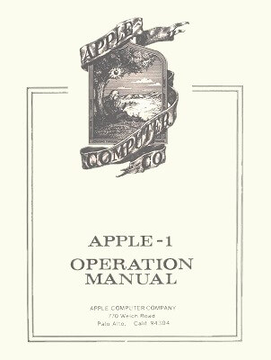 Apple-1 OP Manual